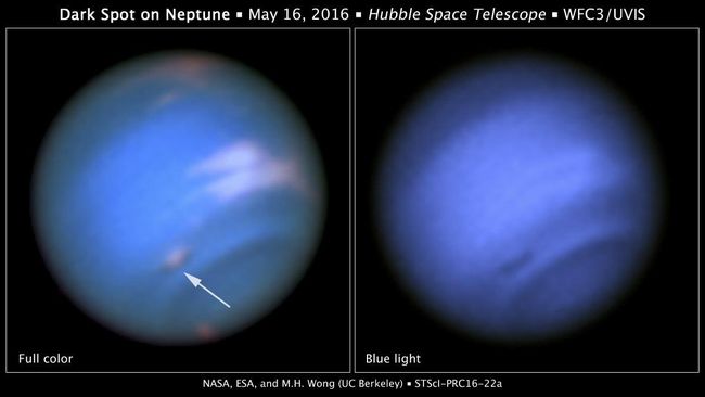 Teleskop Hubble Deteksi Bintik Hitam di Planet Neptunus