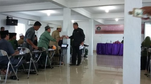 Kemenag Rohil Taja Orientasi Lintas SKP