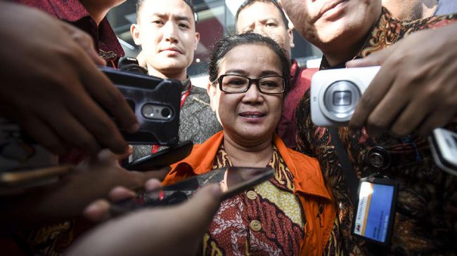 Miryam S Haryani Protes Penetapan DPO Saat Diperiksa KPK 