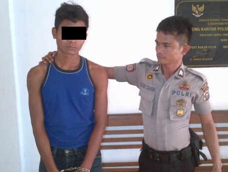 BANGKOPUSAKO (RRN) - Setelah buron 3 bulan, akhirnya pelaku penggelapan/pencurian sepeda motor di Ba