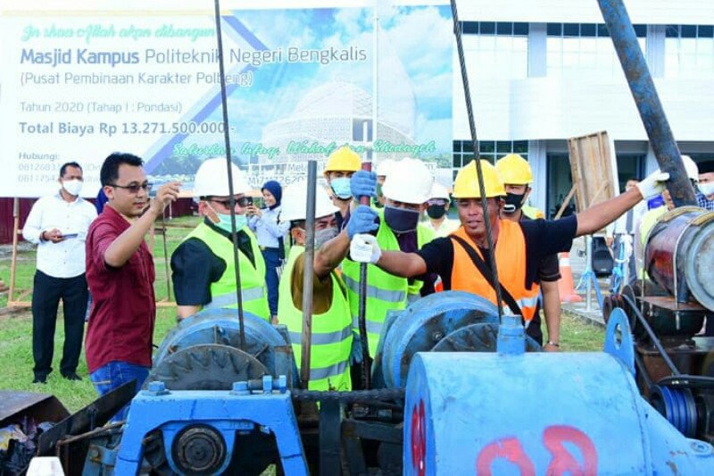 Masjid Politeknik Bengkalis Senilai Rp13 Miliar Dibangun 