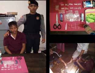 Polisi Rohil Gerebek Rumah Kosong Tempat Transaksi Narkoba, 12 Paket Sabu Disita