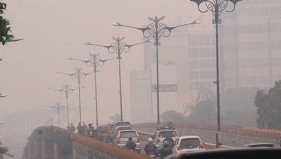 Sehari Setelah Kedatangan Jokowi, Asap di Pekanbaru Semakin Pekat 