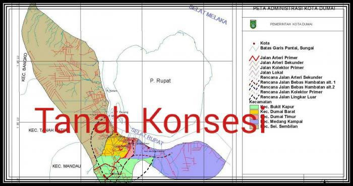 Penyelesaian Tanah Konsesi Dumai Kian Kabur