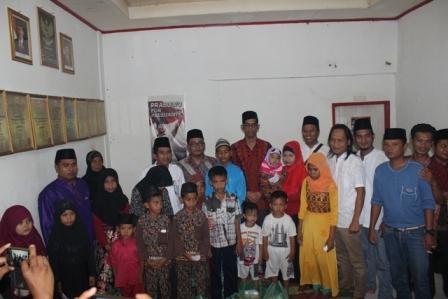 DPC Gerindra Rohil Buka Puasa Bersama Anggota Fraksi dan Anak Yatim