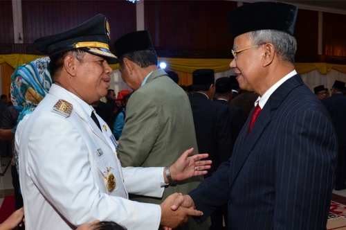 Pj Bupati Sambangi Kediaman Para Mantan Bupati Bengkalis 