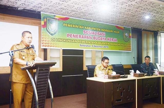 Wabup Syamsuddin Uti Buka Sosialisasi Penerapan Budaya Kerja