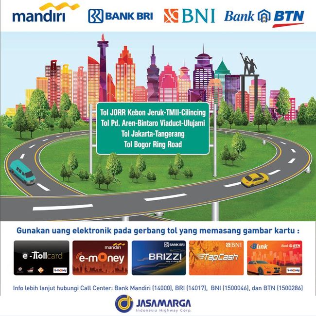 Jasa Marga Gandeng Sinergi 4 Bank Negara Gelar e-Payment Toll 