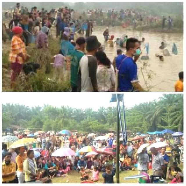 IKO Mangocal Bersama Warga Desa Petai dan Hadiri Acara Hiburan Rakyat di Cerenti Subur