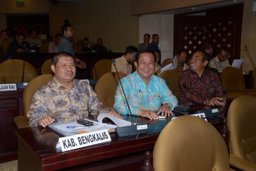 Bupati Amril Hadiri Rakornas Pembentukan Daerah Otonomi Baru di Senayan 