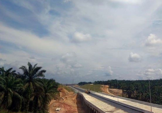 Terkendala Lahan HTI, Progres Tol Pekanbaru-Dumai Seksi II Baru 57 Persen