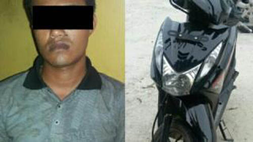 Pelaku Curanmor di Lubuk Jambi, Kuansing Ditangkap Polsek Tapung Hilir Kampar