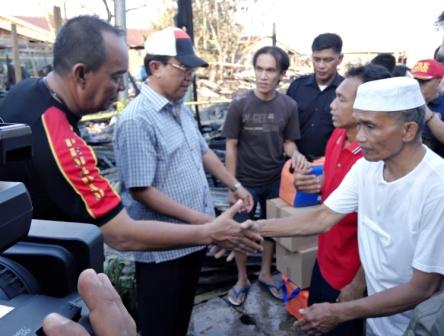 7 Rumah Ludes Terbakar di Tembilahan, Inhil