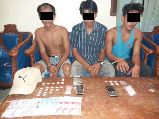 Polres Bengkalis Amankan 27 Paket Sabu dari 3 Tersangka di Mandau