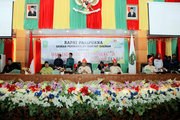 Usung Tema Siak Hijau Siak Lestari, Paripurna HUT ke-20 Kabupaten Digelar