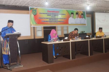 Pemkab Inhil Gelar Sosialisasi Permendagri Nomor 31 Tahun 2016 