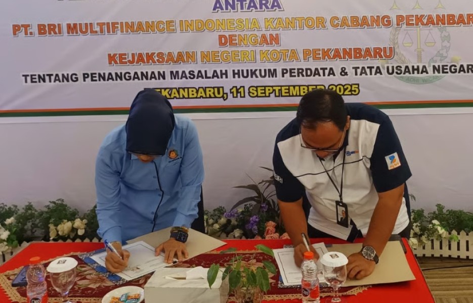 Tegakkan Tata Kelola dan Perlindungan Aset, BRI Finance Gandeng Kejari Pekanbaru 
