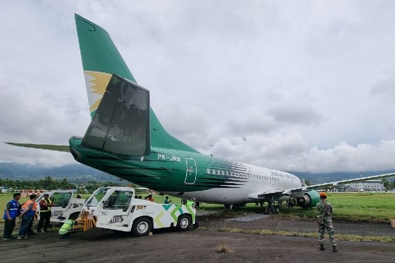 Pesawat Kargo Jayawijaya Dirgantara Tergelincir di Bandara Sentani