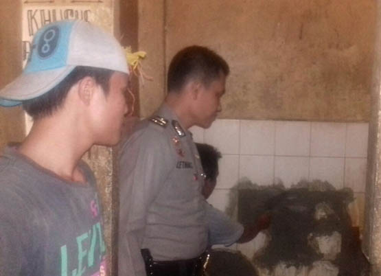 Hampir Kabur, 4 Tahanan Polresta Pekanbaru Kepergok Jebol Tembok 