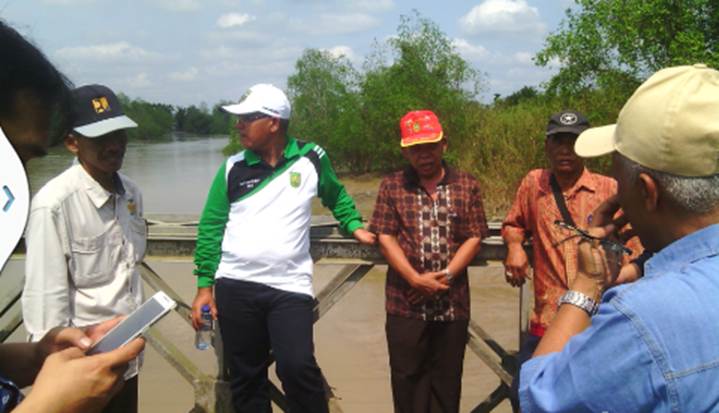 Asisten II Sekdaprov Riau Nyatakan Jembatan Reteh Darurat