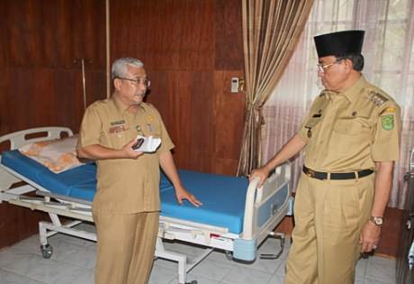 Pemkab dan Polres Inhil Dirikan Rumah Singgah Dampak Kabut Asap 