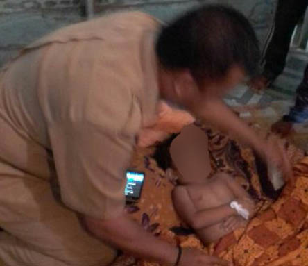 Terjatuh ke Kanal, Bocah 2 Tahun di Kempas, Inhil Ditemukan Tewas 