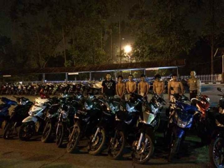 20 Unit Sepeda Motor Curian Diamankan
