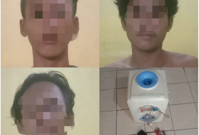 Demi Narkoba, Tiga Pemuda di Riau Curi Uang Infak Masjid Al-Mujahidin Desa Petapahan