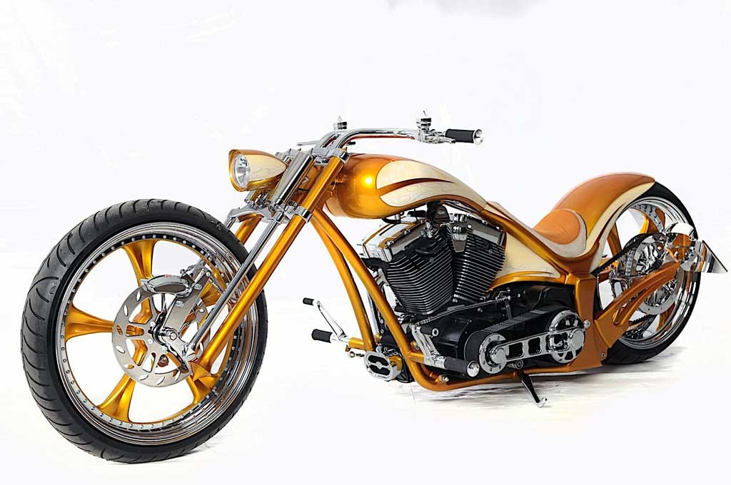 Harley-Davidson Golden Lowrider Garapan Thunderbike Tampil Keren