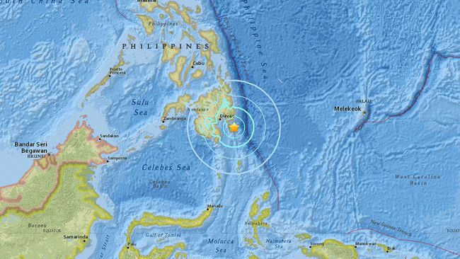 Gempa 6,3 Skala Richter Guncang Selatan Filipina 