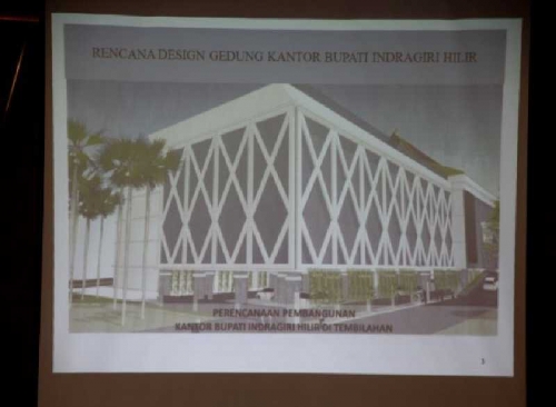 Ini Desain Kantor Bupati Inhil yang Baru 