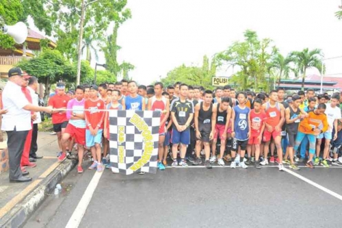 Peringati Haornas, Pemkab Inhu Gelar Lomba Lari 10 K 