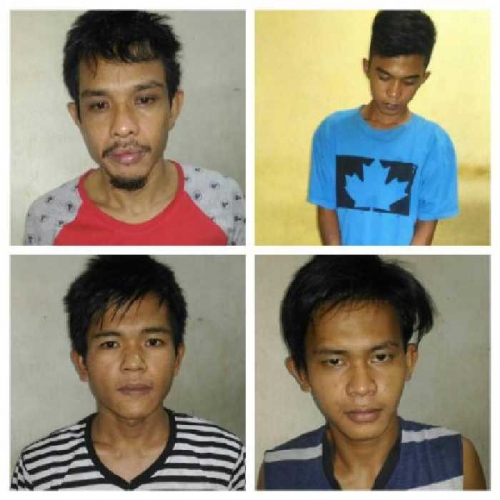 Ini Wajah 4 Tahanan yang Kabur dari Sel Mapolsek Kampar Kiri Hilir, Bagi yang Melihat Hubungi Polisi 