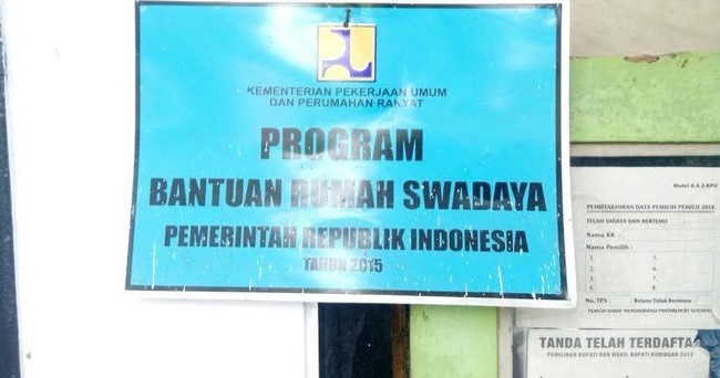 Pemerintah Berikan Bantuan Rumah Swadaya Sebesar Rp 1,5 T ke 95.000 Rumah di 2016 