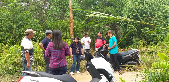 Wakil Ketua DPRD Meranti Bersama Staf Kemensos RI Tinjau Langsung Kecamatan Merbau.