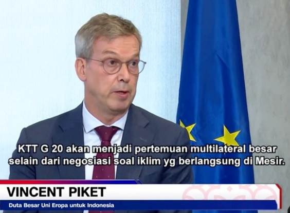 Dubes UE untuk Indonesia Dorong G20 Tingkatkan PDB Negara Anggota