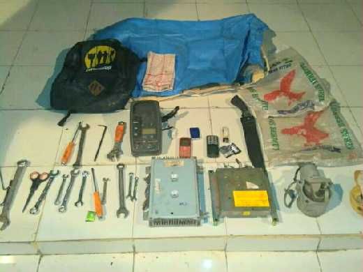 Dua Pelaku Spesialis Pencuri Elektronik Alat Berat di Dumai Diamankan Polisi, 1 Orang DPO 