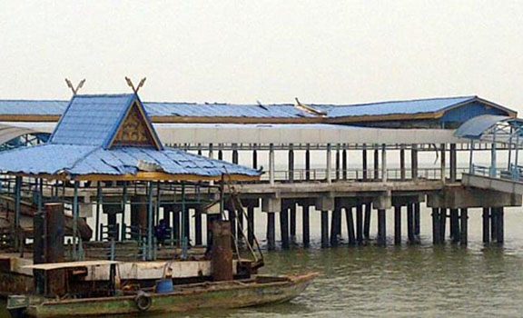 Fasilitas Dermaga Roro Internasional Dumai Rusak Parah 