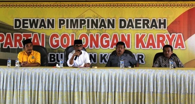 Ahmad Fikri : Golkar Siap Beri Sanksi Pengurus/Fungsionaris dan Kader yang Tak Dukung Azis Zaenal-CS