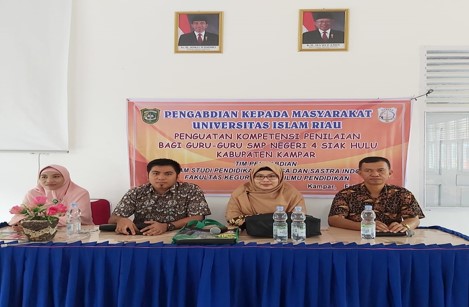 Siswa SMPN 4 Siak Hulu Antusias Ikuti Pelatihan Membaca Puisi