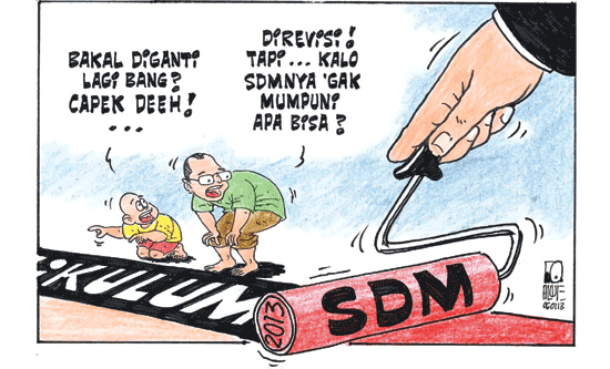 Hambatan dalam Mengimplementasikan Kurikulum 2013