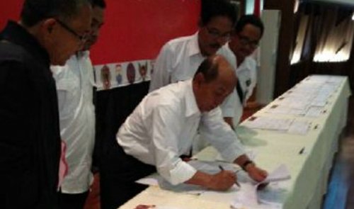 Kementrian PUPR Serahkan Instalasi Air Minum ke Pemda Pelalawan