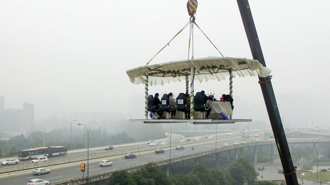 Belgia Punya Restoran Diatas Udara 