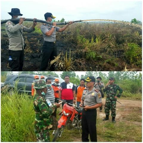 Hadapi Cuaca Ekstrim, Kapolres Himbau Warga Tidak Bakar Lahan 