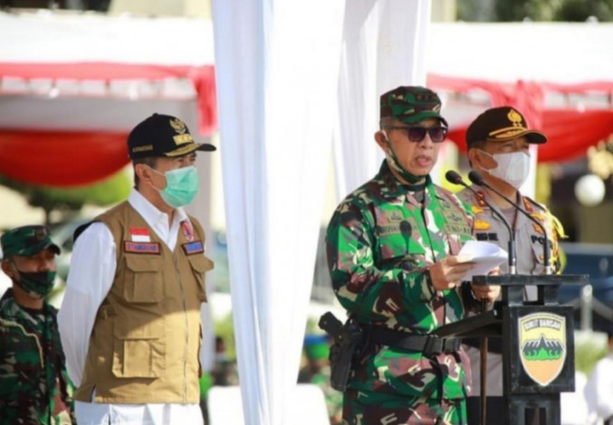 Pangdam I/BB Gelar Apel Kesiapsiagaan Karhutla di Riau