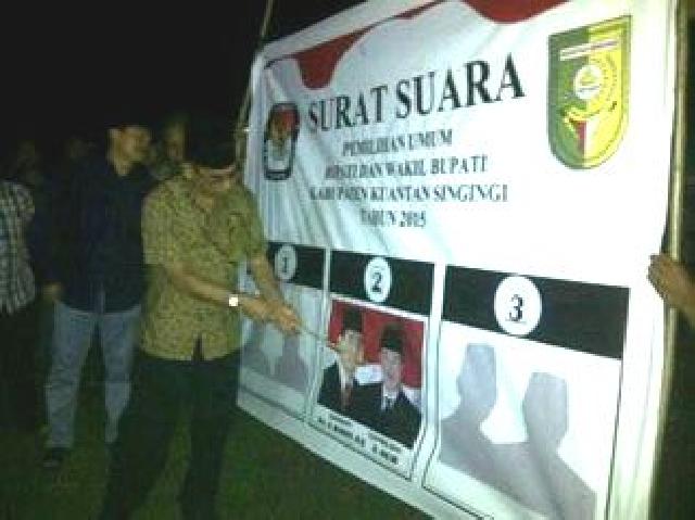 Kampanye Damai dan Pengukuhan Tim Pemenangan Kecamatan Benai, Pasangan MH Paparkan Visi dan Misi 