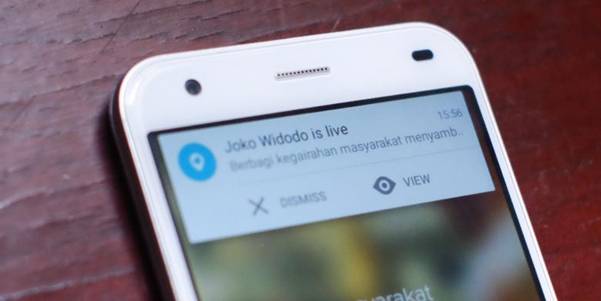 Jokowi, Presiden Pertama di Asia Pasifik yang Pakai Periscope