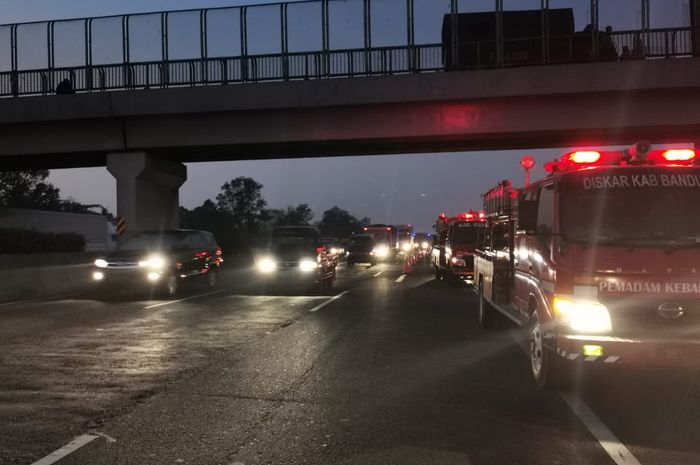 Kebakaran Pipa Pertamina Mereda, Jalan Tol Padaleunyi Kembali Dibuka