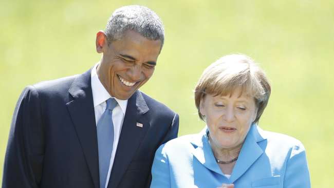 Obama Apresiasi Sikap Merkel terkait Imigran
