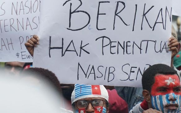 Mahasiswa Gelar Aksi Tuntut Referendum Papua